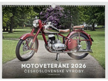 Kalendář  Motoveteráni 2026 - Československé motocykly (420x315)